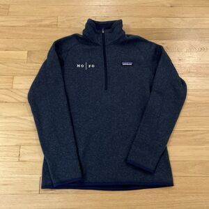 Patagonia Better Sweater Women's Medium Navy 1/4 Zip Fleece Pullover Jacket‎
